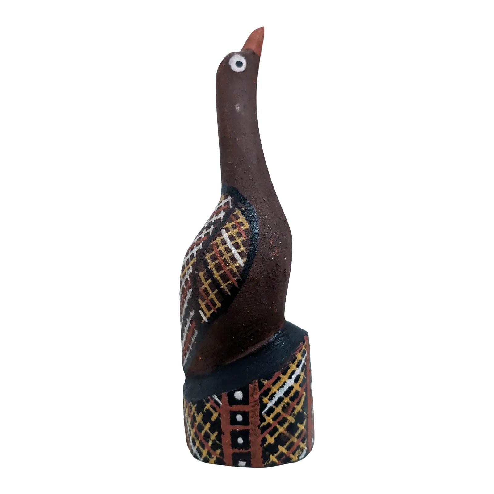 Barry Kantilla, Tiwi Bird, 2021, 20 x 6 cm