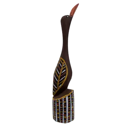 Barry Kantilla, Tiwi Bird, 2021, 24 x 4.5 cm