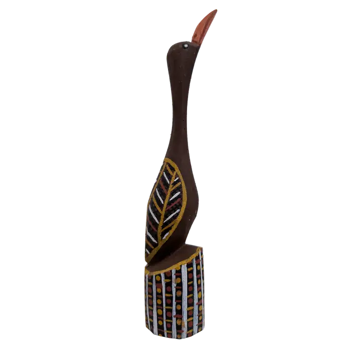 Barry Kantilla, Tiwi Bird, 2021, 24 x 4.5 cm