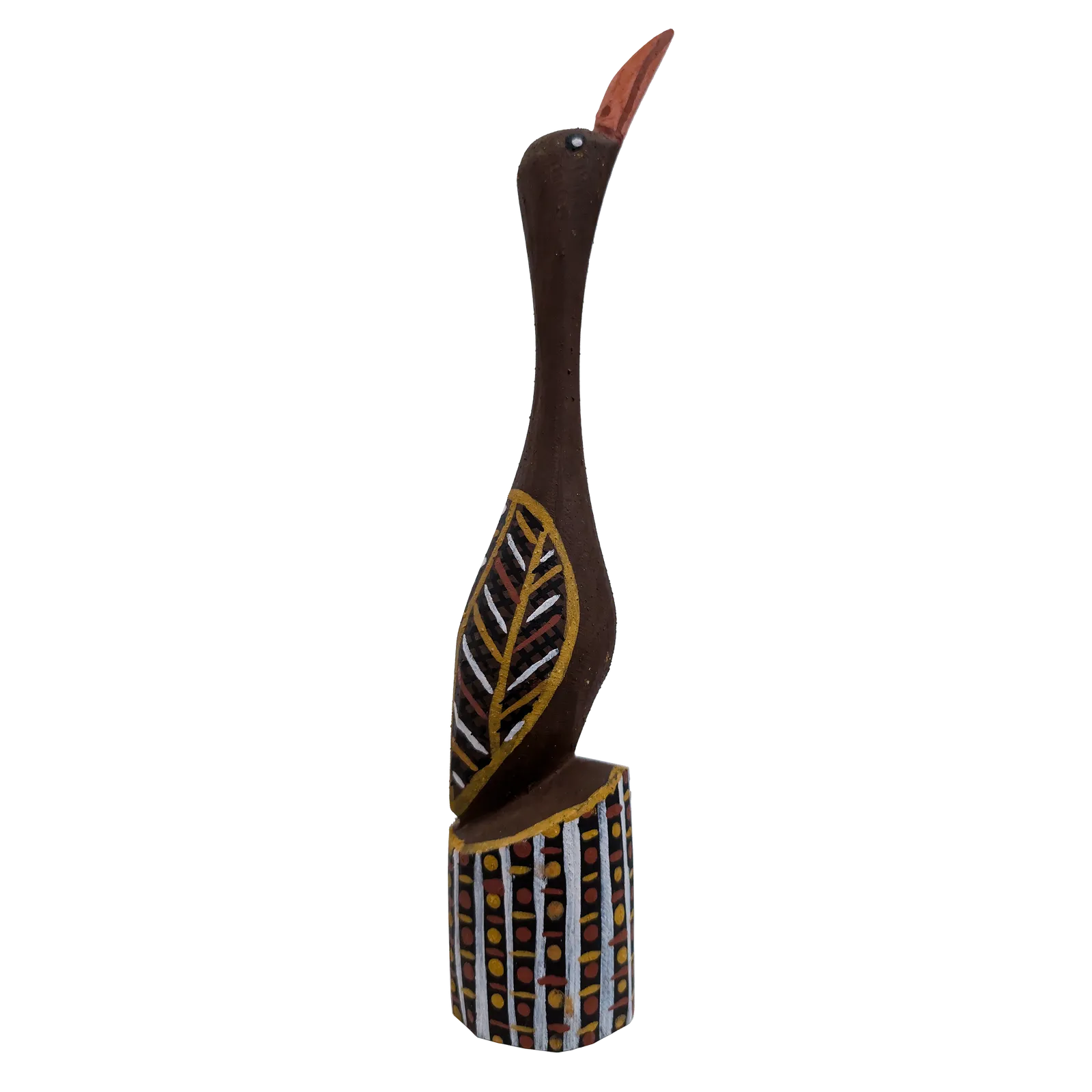 Barry Kantilla, Tiwi Bird, 2021, 24 x 4.5 cm