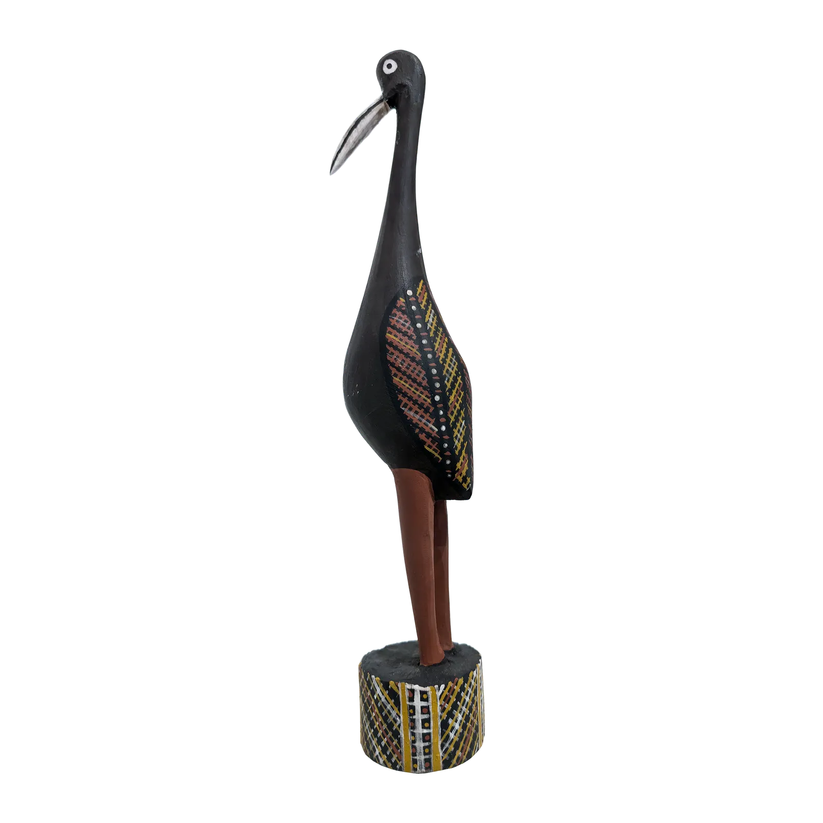 Barry Kantilla, Carved bird, 2021, carved ironwood, 51 x 9 cm
