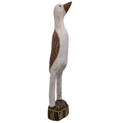 Albert  Tipiloura, Tiwi bird (large), 2021, 74 x 12 cm