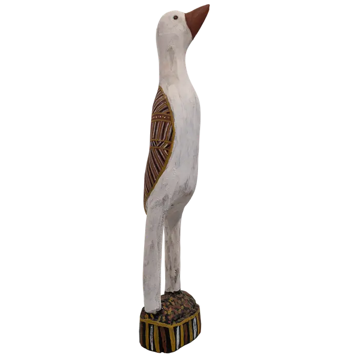 Albert  Tipiloura, Tiwi bird (large), 2021, 74 x 12 cm