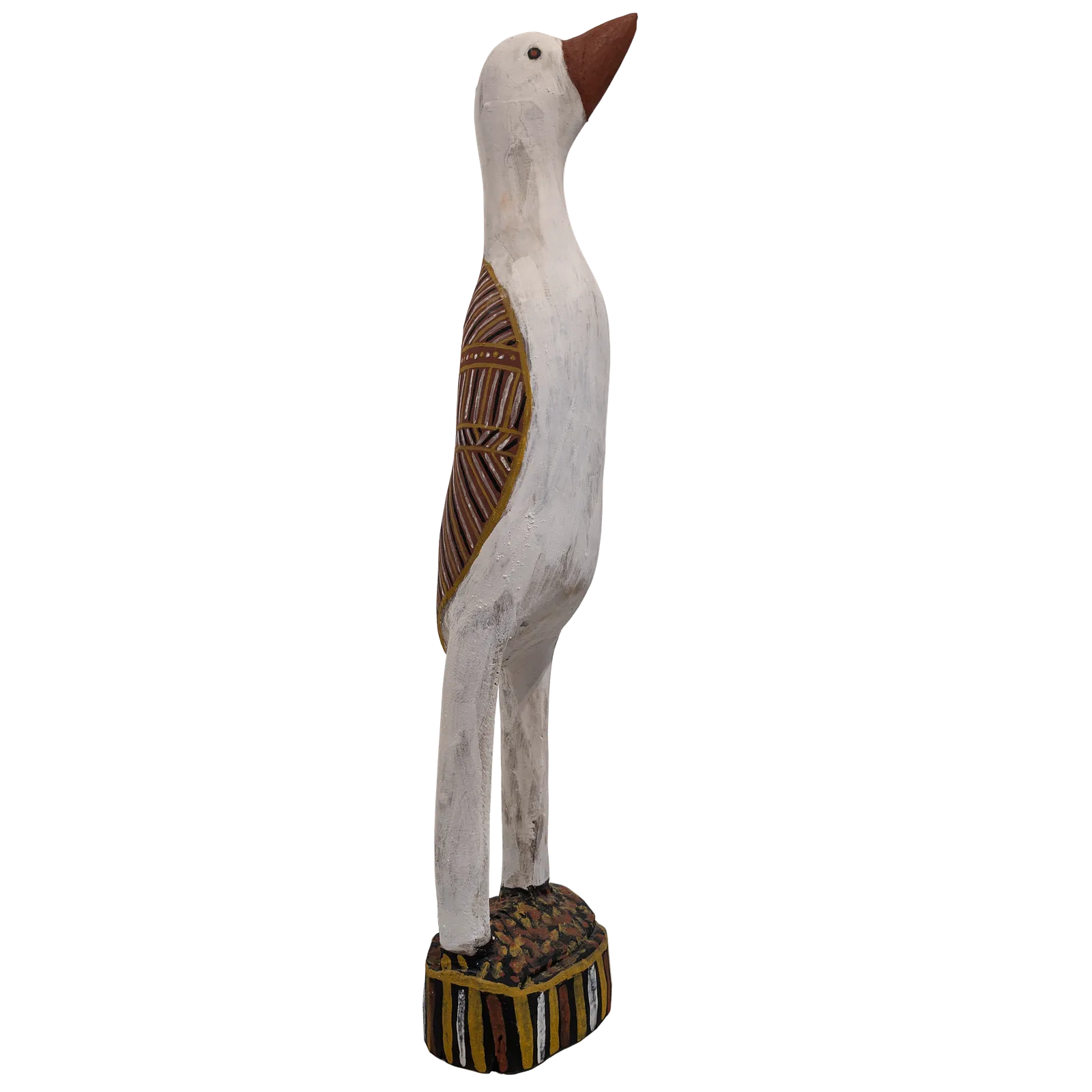 Albert  Tipiloura, Tiwi bird (large), 2021, 74 x 12 cm