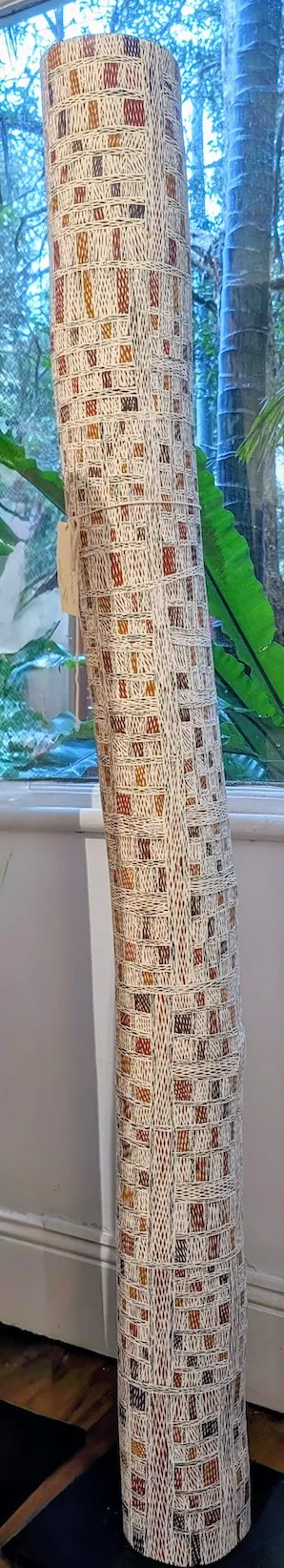 Gitjaki Munuŋgurr, Djapu, 2021, 170 x 15 cm