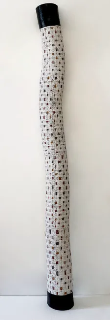 Buluŋguwuy Munuŋgurr, Djapu Design, 2021, 157 x 16 cm