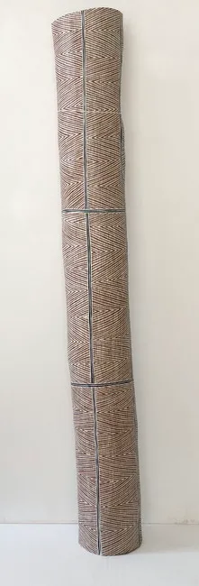 Milminyina Dhamarrandji, Dhambaḏiny, 2022, 132 x 18 cm