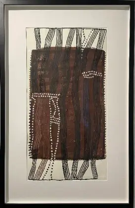 Ṉoŋgirrŋa  Marawili, Baratjala, 76 x 56 cm