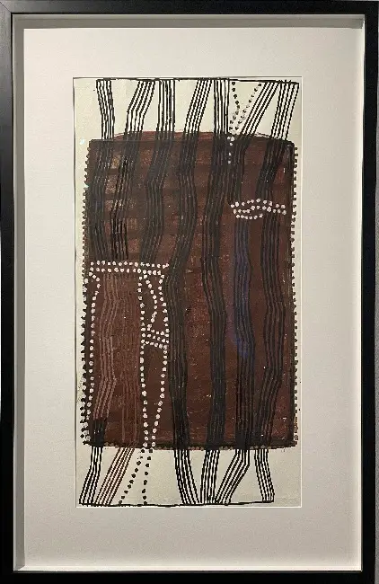 Ṉoŋgirrŋa  Marawili, Baratjala, 76 x 56 cm