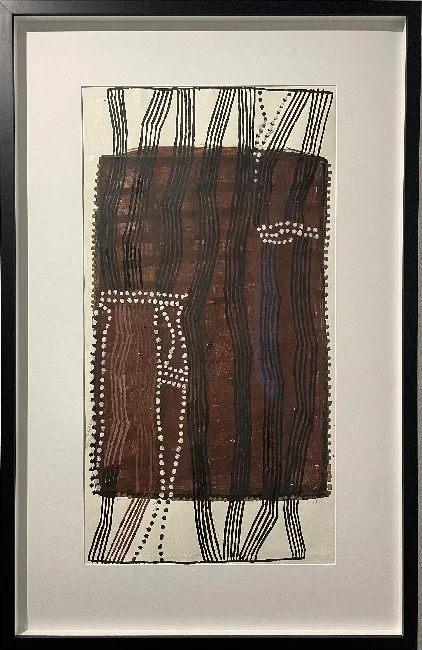 Ṉoŋgirrŋa  Marawili, Baratjala, 76 x 56 cm