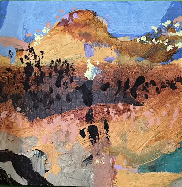 Luke Sciberras, Kimberley Coast, 2022, oil on board, 20 x 20 cm