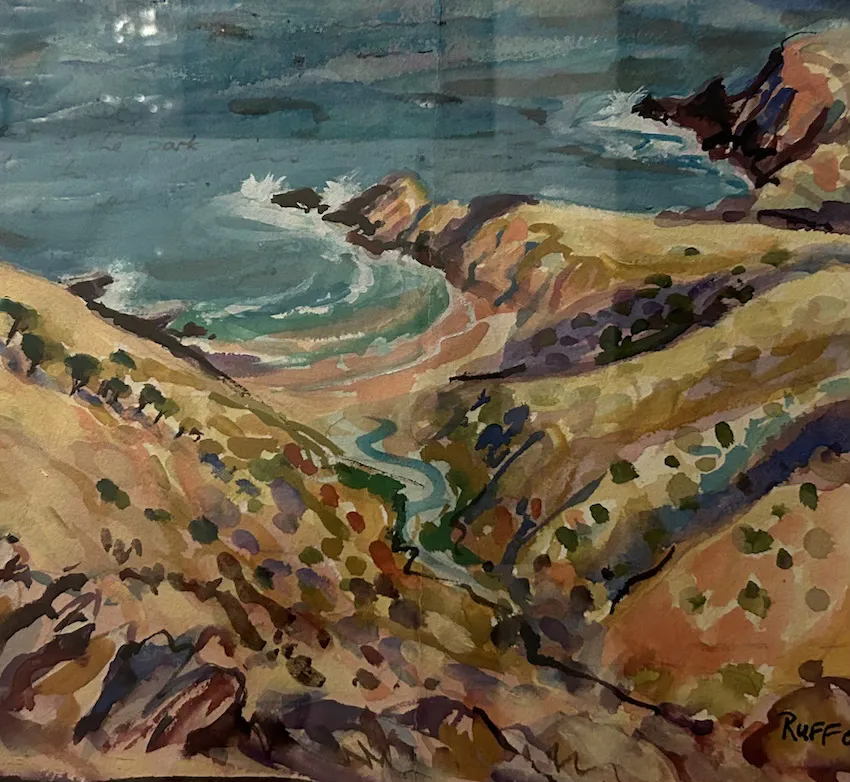 Carol Ruff, Fleurieu, 2004, watercolour on paper, 30 x 26 cm