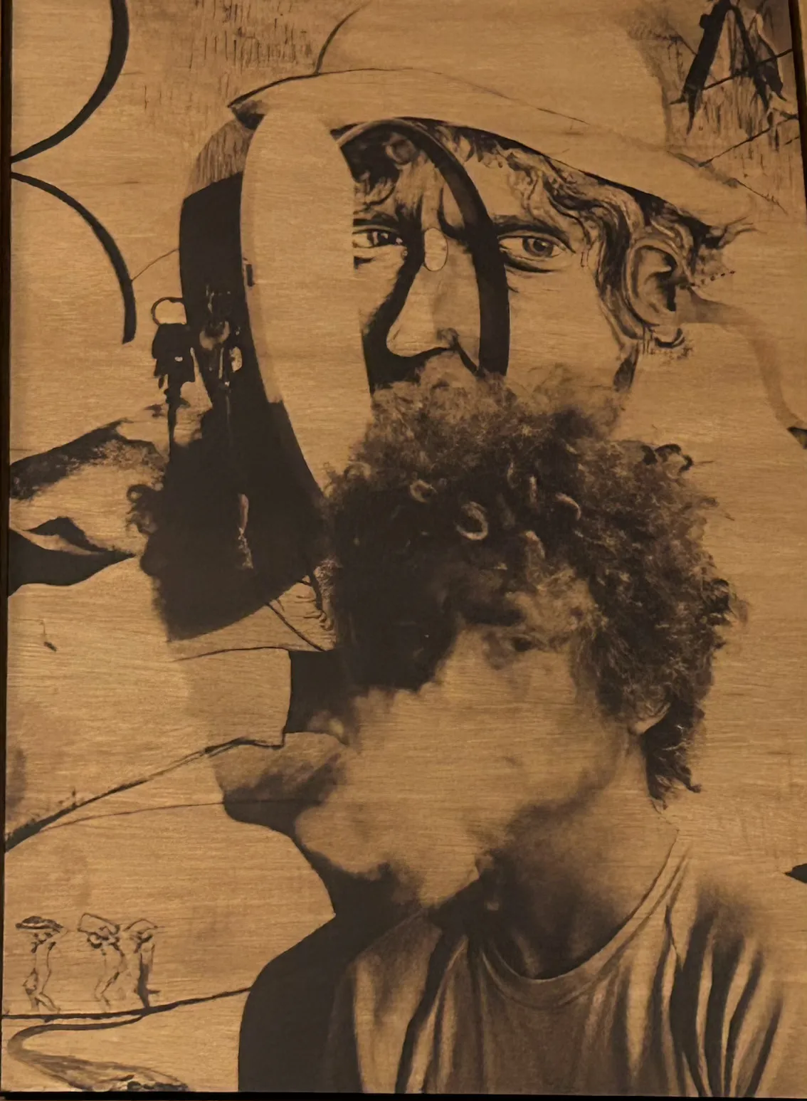 Greg Weight, Brett., photographic print on wood, 41 cm x 62 cm