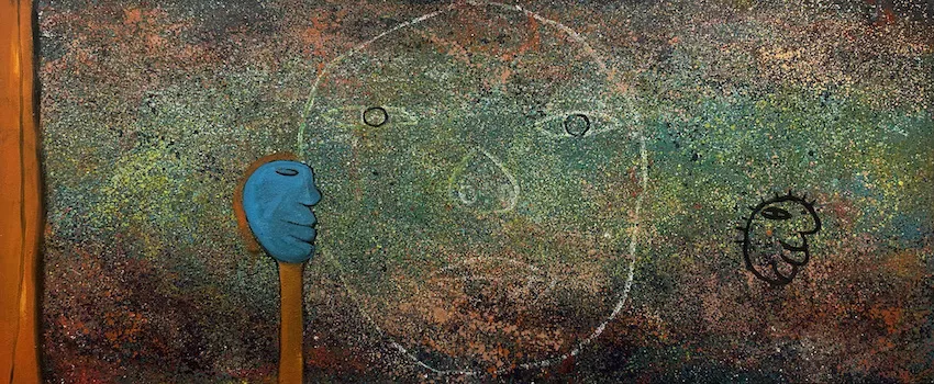 Michael Ramsden, Looking forward, 243 x 101 cm