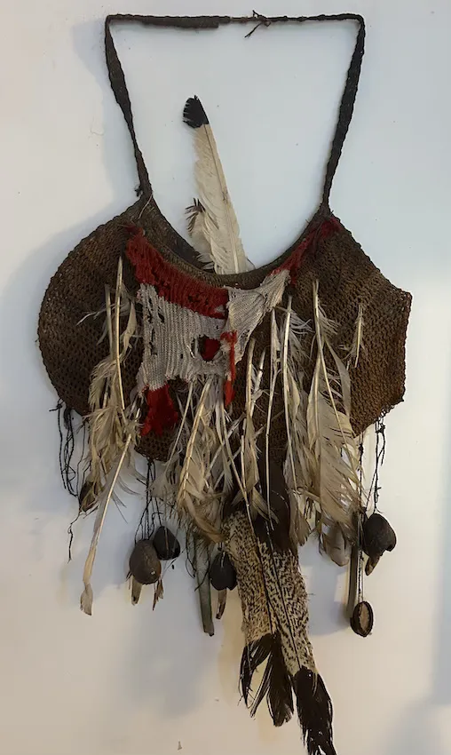 Guwaykuway Wanambi, PNG Billum, 0.196, mixed media, 35 x 68 cm  irregular