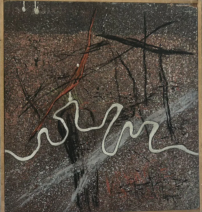 Michael Ramsden, Study for Parliament House Mural, 1985, synthetic polymer paint on board, 65 x 70 cm
