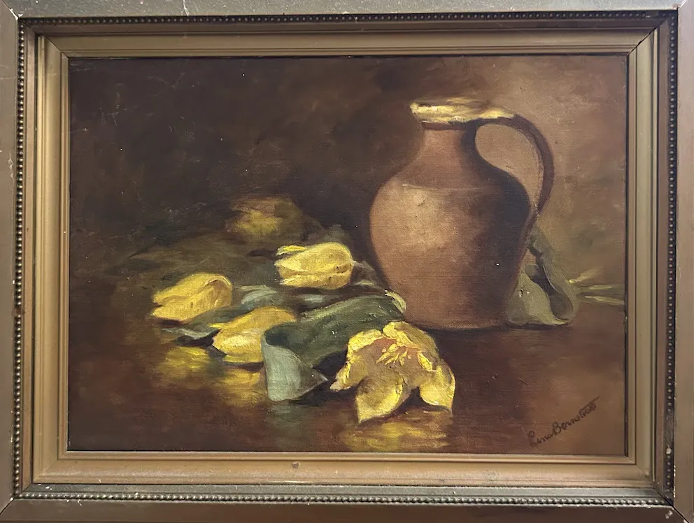 Artist Once Known, Still Life, 1912, synthetic polymer paint on canvas, 35 x 25 cm