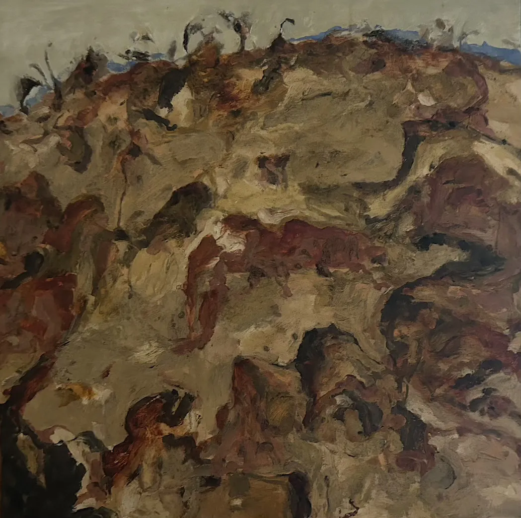 Luke Sciberras, Hungry Hill, 2007, oil on board, 92 x 92 cm