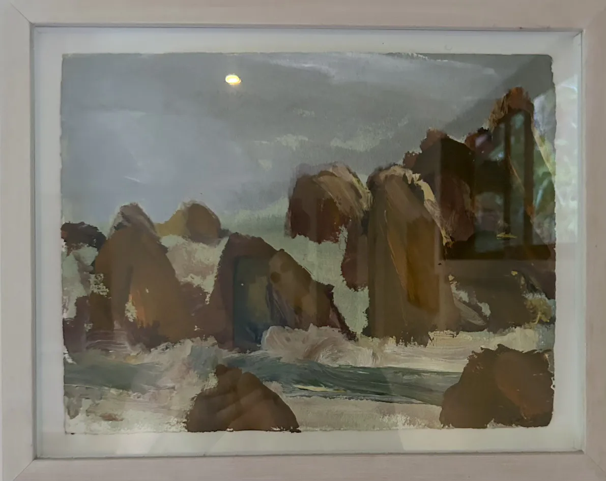 Guido (Guy)  Maestri, Juka Juka, Tanami Desert, 2012, synthetic polymer paint on paper, 25 x 31 cm