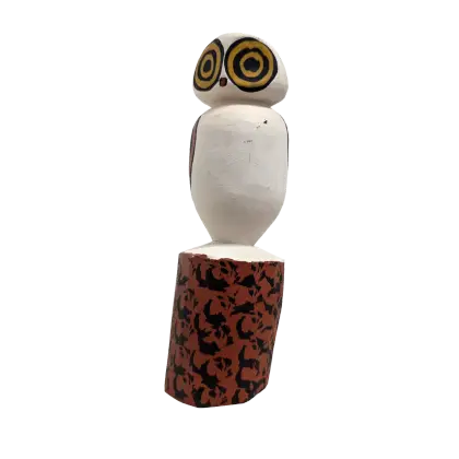 Mario Munkara, Owl, 17.5 x 6 cm