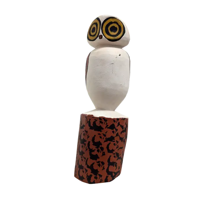 Mario Munkara, Owl, 17.5 x 6 cm