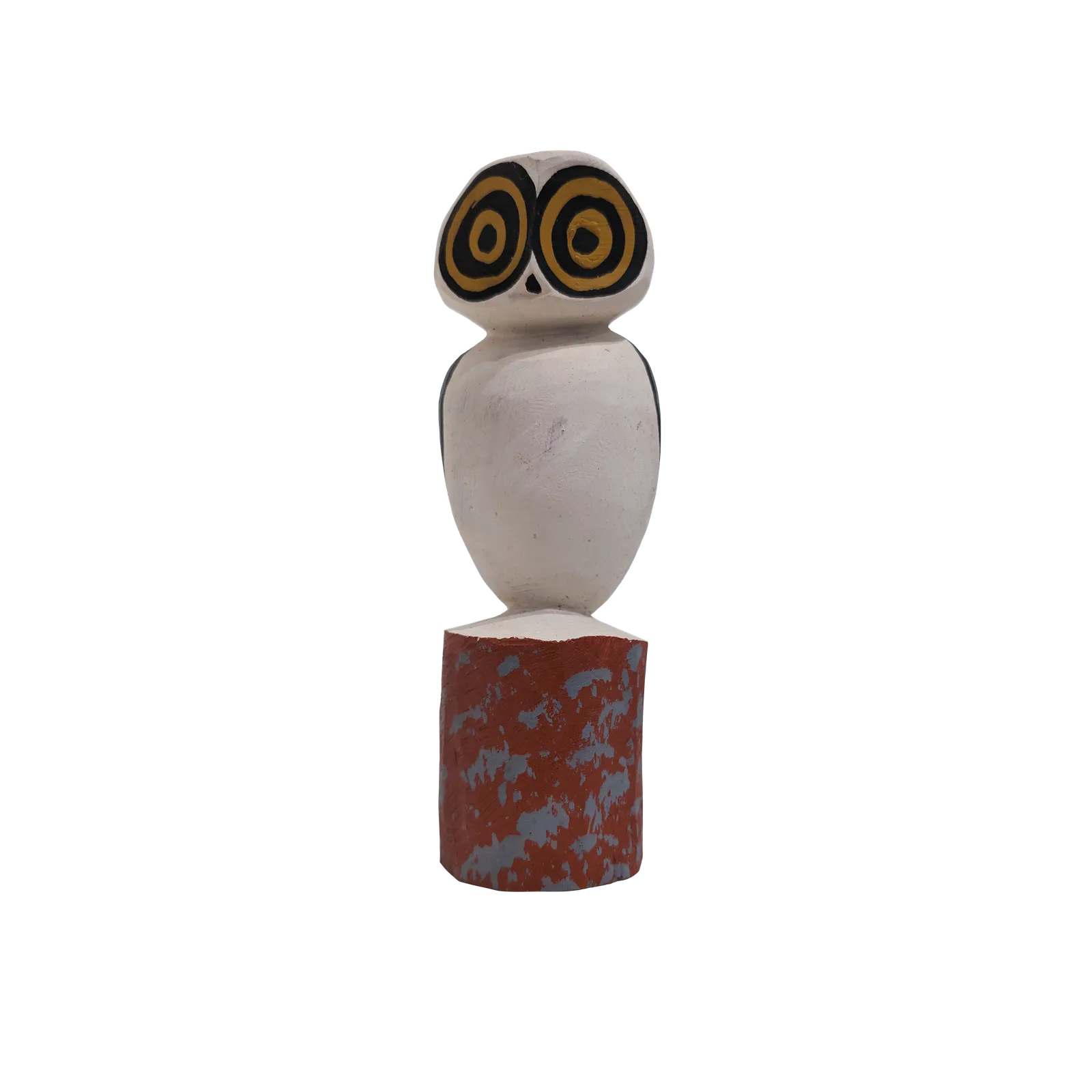 Mario Munkara, owl, 17.5 x 6 cm
