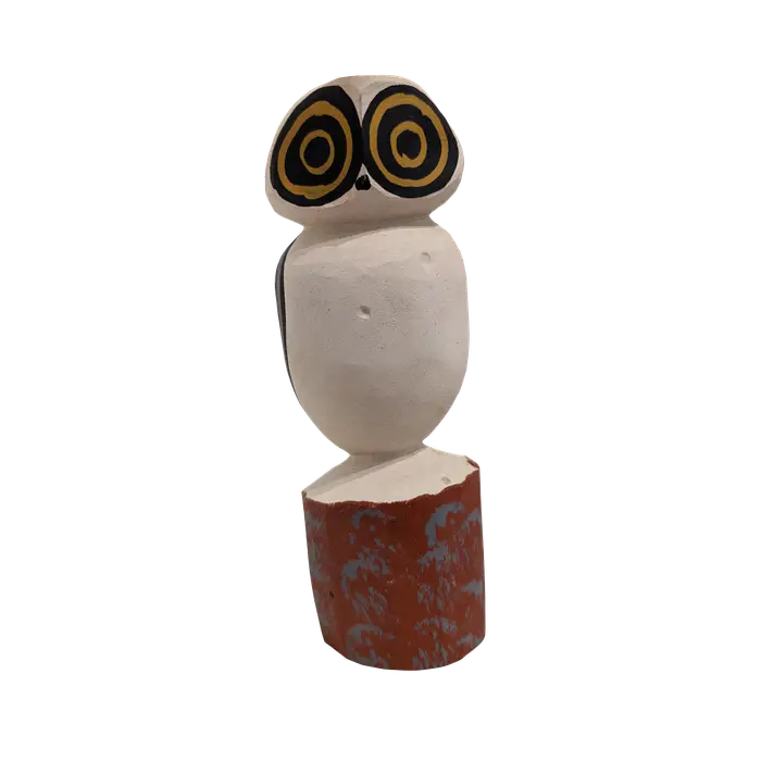 Mario Munkara, Owl, 19 x 7 cm