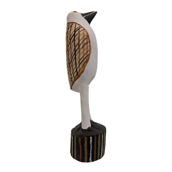 Albert  Tipiloura, Tiwi bird, 29 x 7 cm