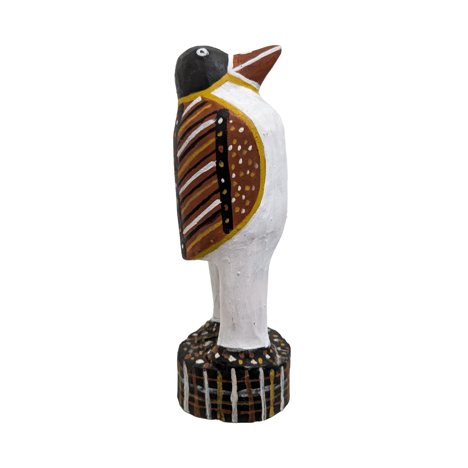 Albert  Tipiloura, Tiwi bird, 29 x 10 cm