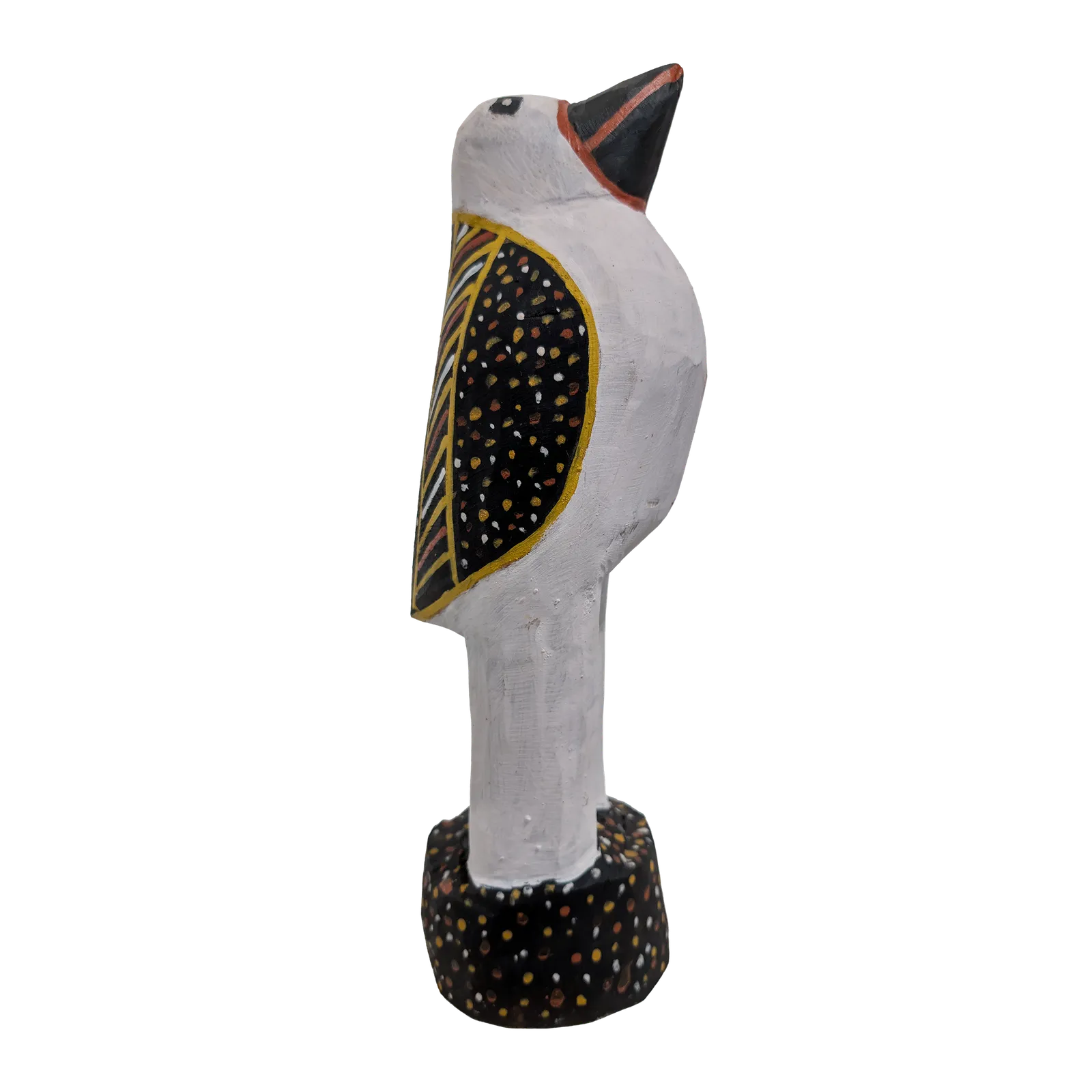 Albert  Tipiloura, Tiwi bird, 32.5 x 9.5 cm