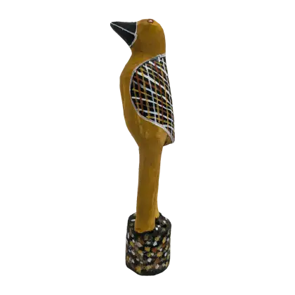 Albert  Tipiloura, Tiwi Bird, 48 x 9 cm
