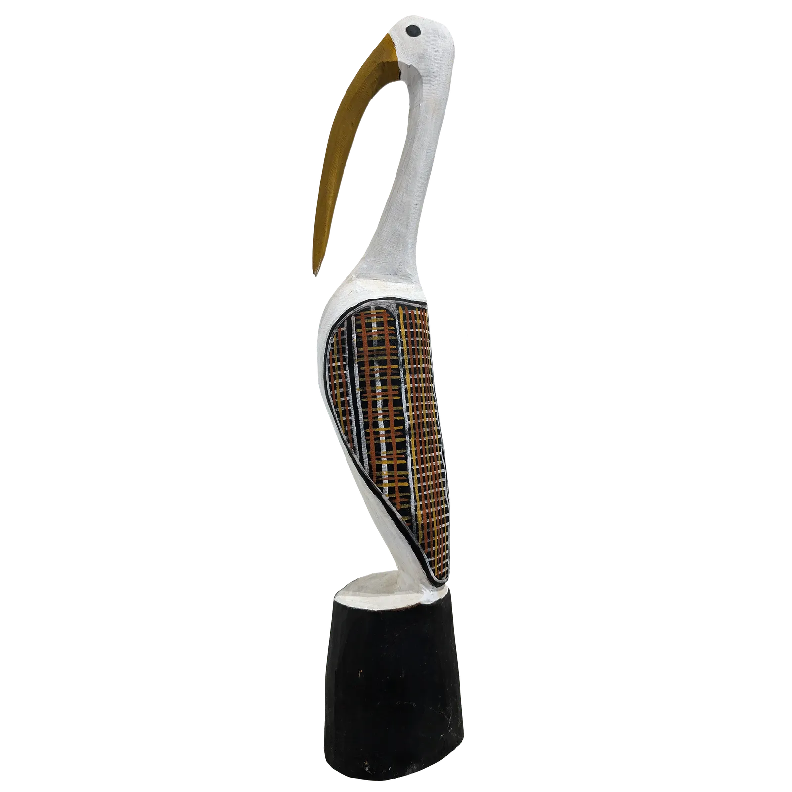 Cyril James Kerinaiua, Tiwi bird, 56 x 10 cm