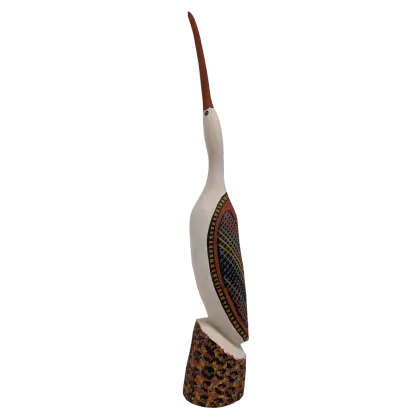 Mario Munkara, Tiwi bird, 58 x 8.5 cm