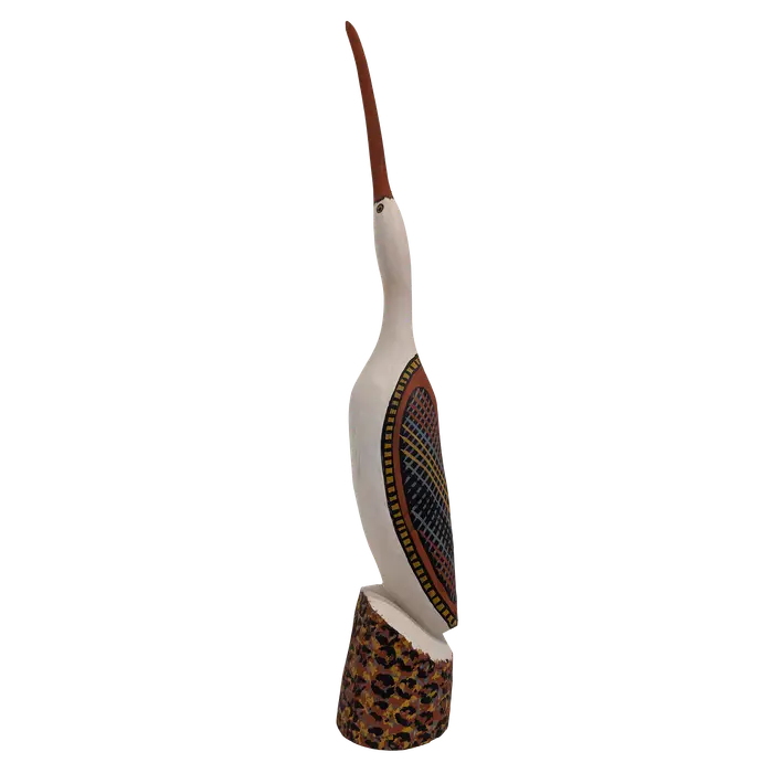Mario Munkara, Tiwi bird, 58 x 8.5 cm