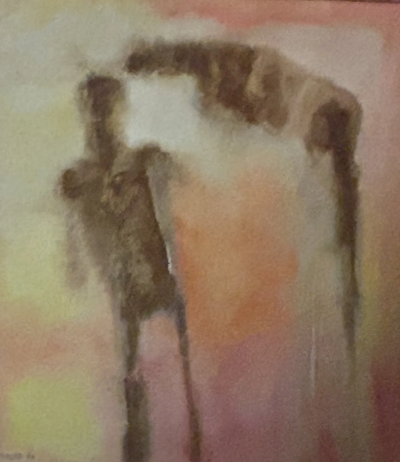 Arone Raymond Meeks, watercolour on paper, 23 x 26.5