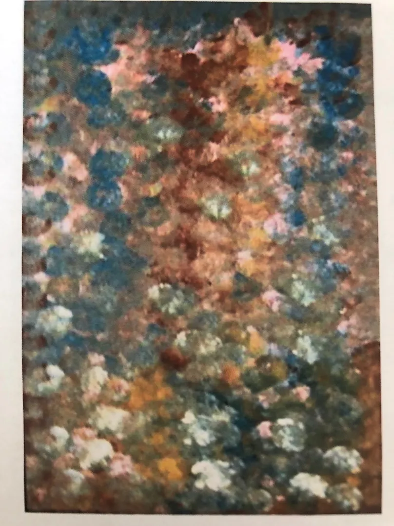 Emily Kame Kngwarreye, A Ceremonial Expression, 1994, synthetic polymer paint on linen, 81 x 56 cm