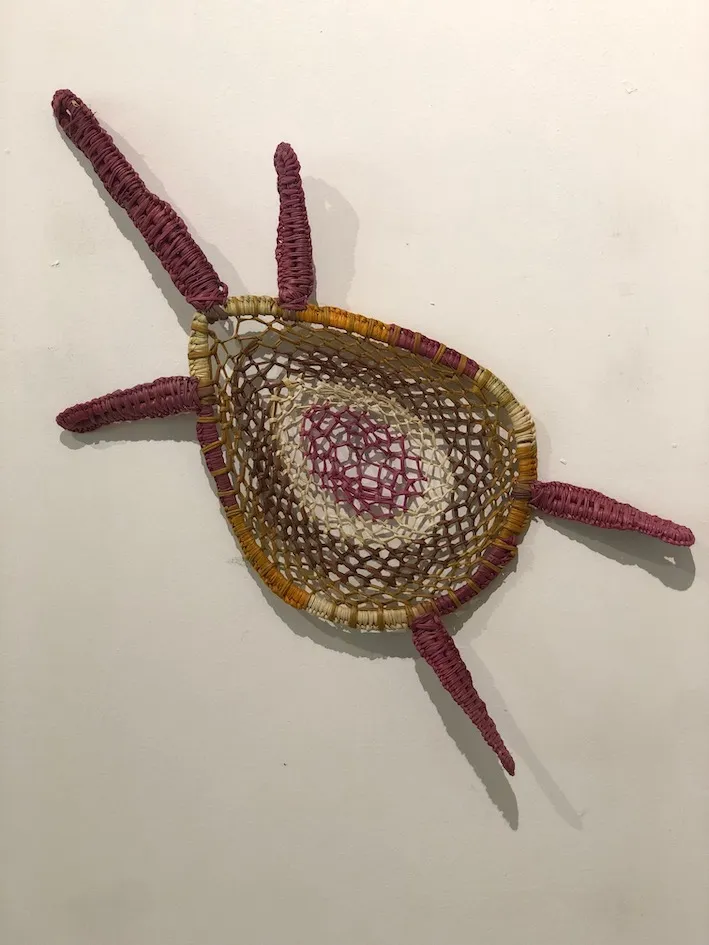 Selina Nadjowh, Ngalmangiyi (Long-Necked Turtle), 2022, 15 x 40 cm