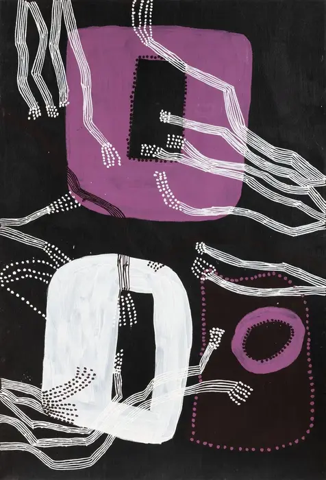 Ṉoŋgirrŋa  Marawili, Baratjala, 2022, 180 x 122 cm