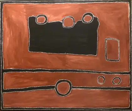 Rammey Ramsey, Ragiban ("Rocky Bar"), 2004, 150.5 x 180 cm