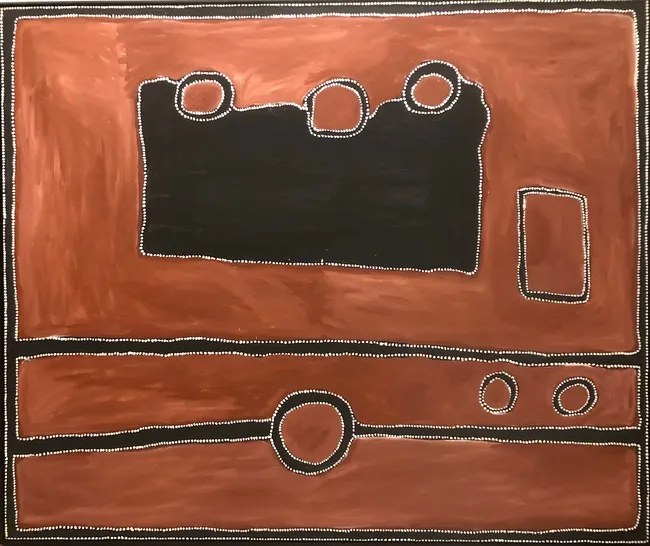 Rammey Ramsey, Ragiban ("Rocky Bar"), 2004, 150.5 x 180 cm