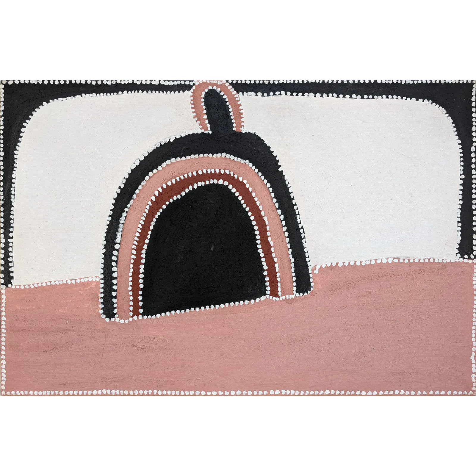 Goody Barrett, Dingo Dreaming, 2002, synthetic polymer paint on Belgian linen, 121 x 80 cm