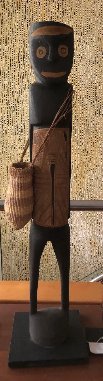 Artist Once Known, untitled, carved wood, 80 x 12 cm