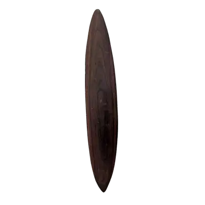 Artist Once Known, Fighting Shield, c.1985, carved wood, 80 cm