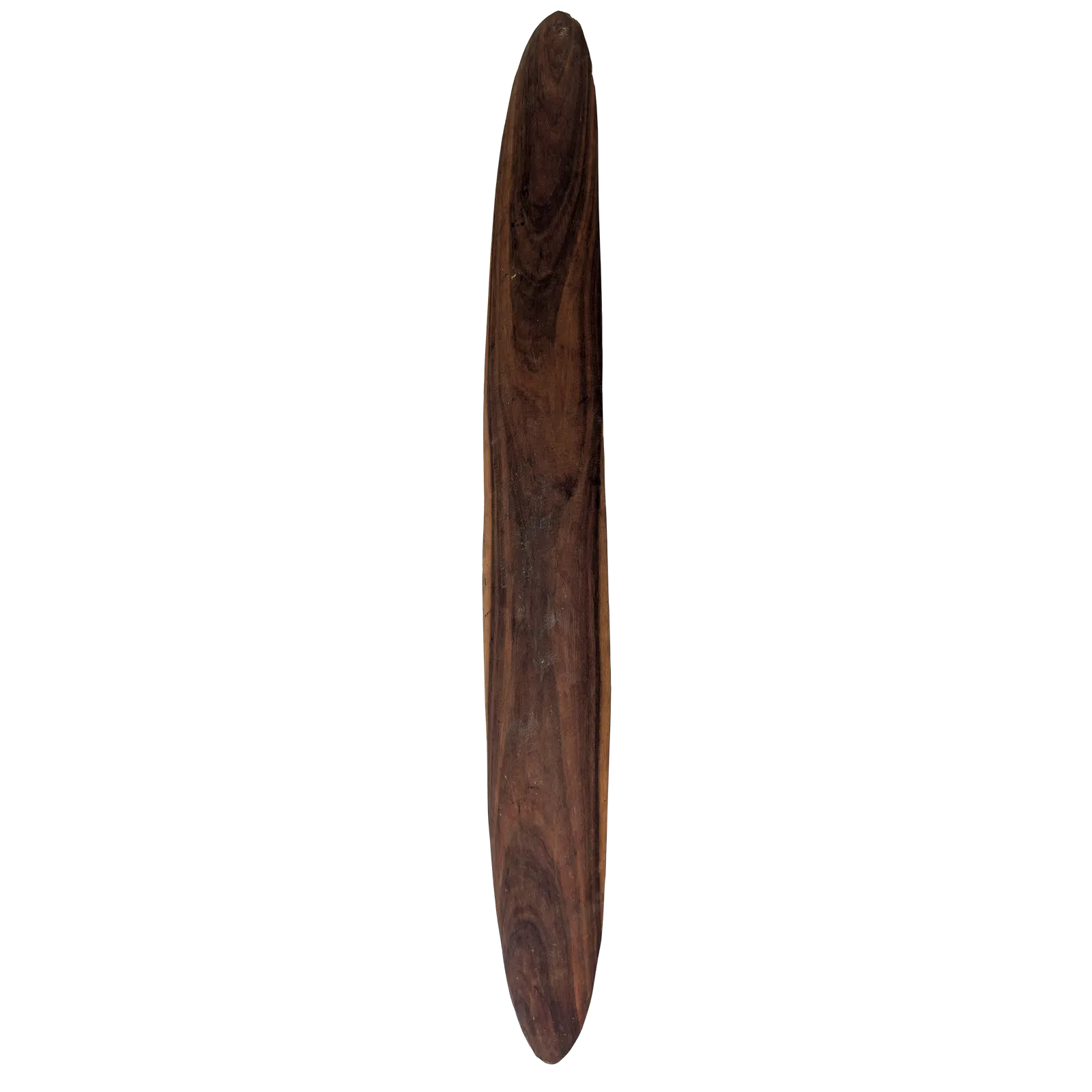 Artist Once Known, Fighting Shield, c.1985, carved wood, 74 cm