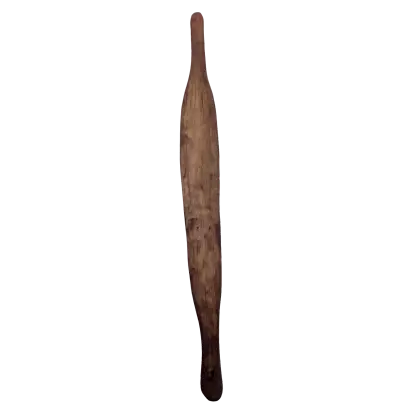 Artist Once Known, Woomera, c.1990, carved wood, 79 x 8.5 cm