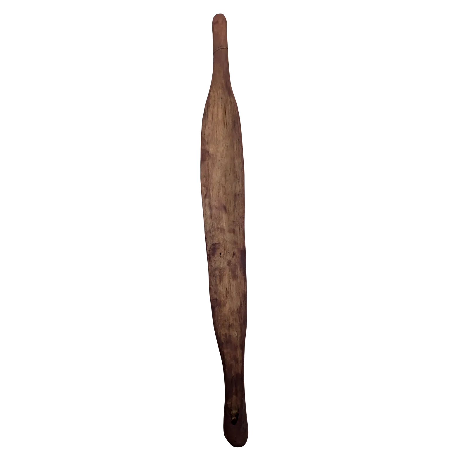 Artist Once Known, Woomera, c.1990, carved wood, 79 x 8.5 cm