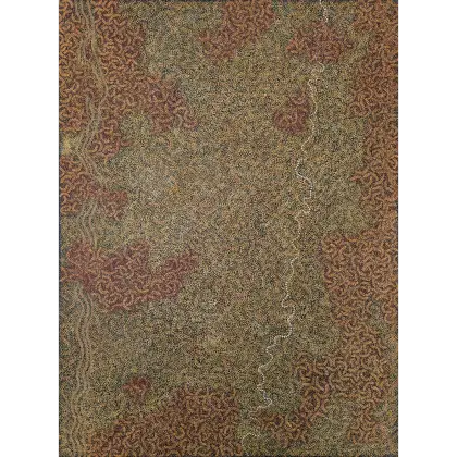 Teresa Purla, My Grandmother's Country, 2000, synthetic polymer paint on canvas, 122 x 91 cm