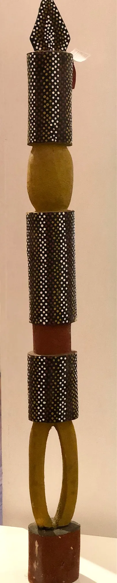 Solomon Nangamu, Pukamini pole, 127 x 12 cm