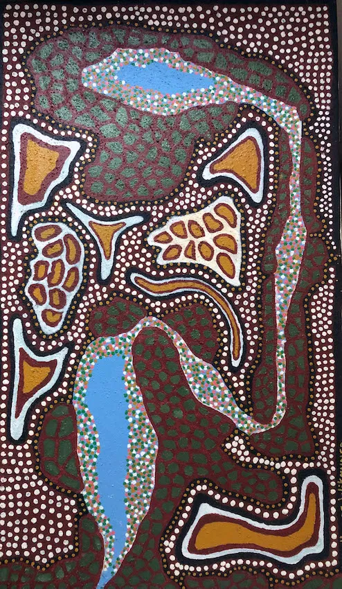 Horace Wikmunea, My Country, 2009, 85 x 49 cm
