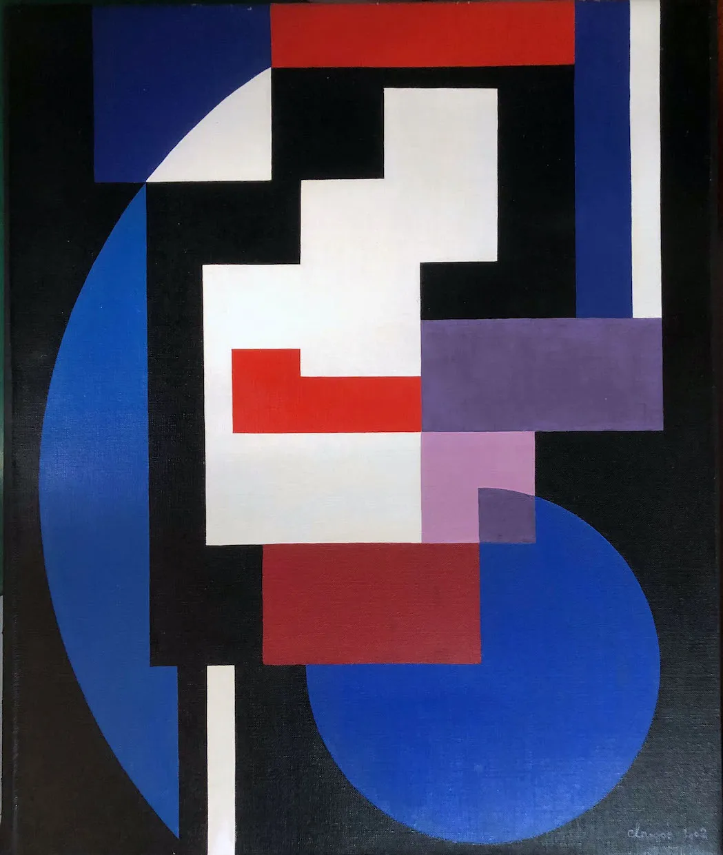 Clarise, Concerto, 1962, synthetic polymer paint on canvas, 61 x 51 cm